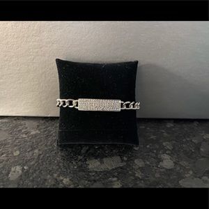 Silver Crystal Bar ID Bracelet *BRAND NEW*